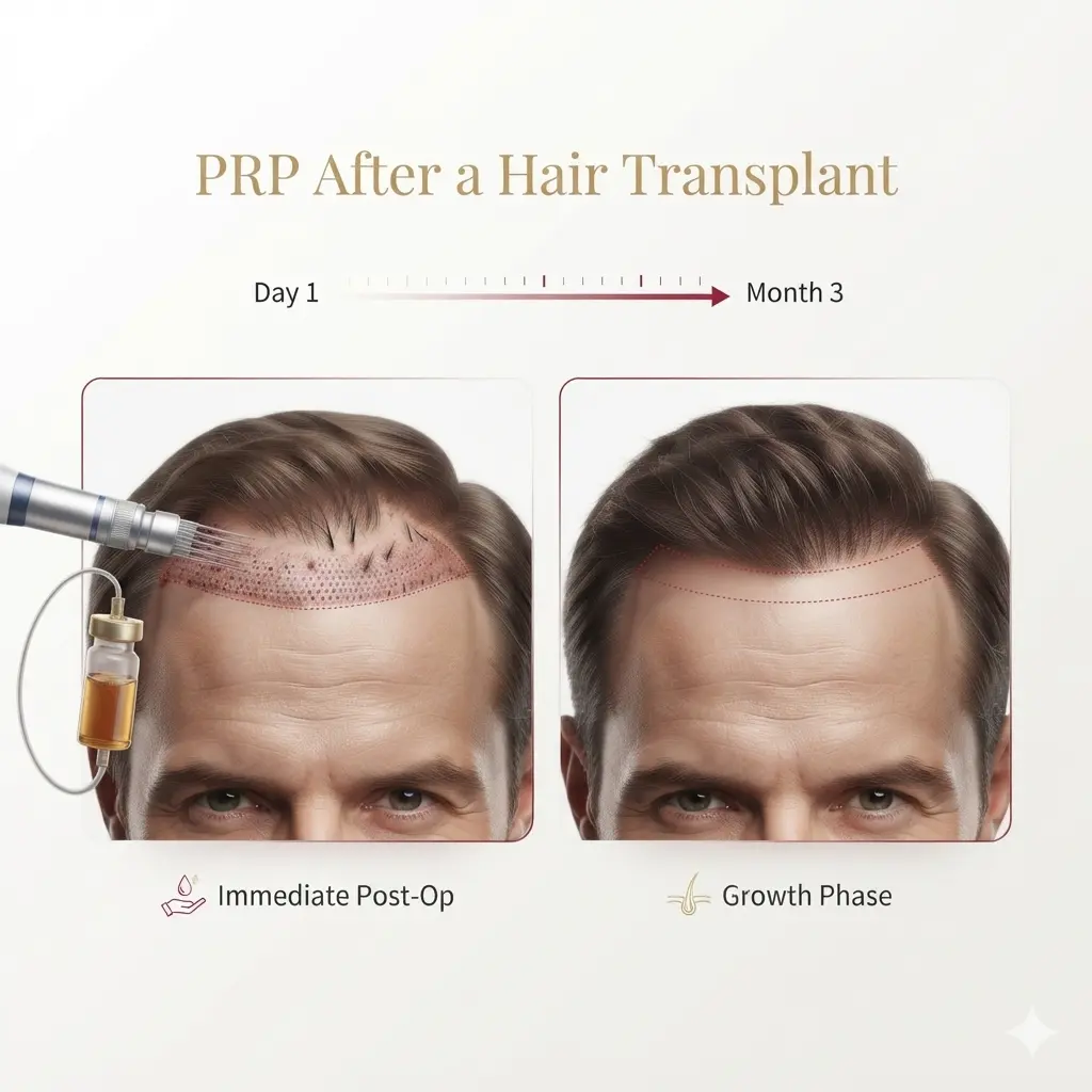 PRP After a Hair Transplant: Why Many Patients Do Both