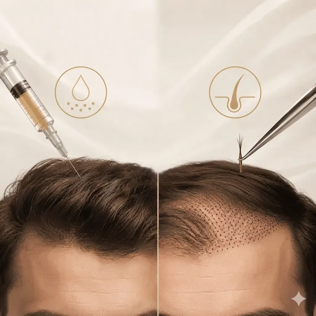PRP or Hair Transplant: Which One Do You Actually Need?